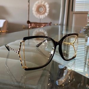 NEW WOMEN’S SUNGLASSES GUCCI EYEWEAR GG0592S black gold